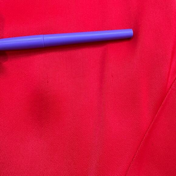 & Other Stories Satin Dress Red Midi Bias Cut Slip Party Holiday Cocktail Size 2 - Picture 9 of 15